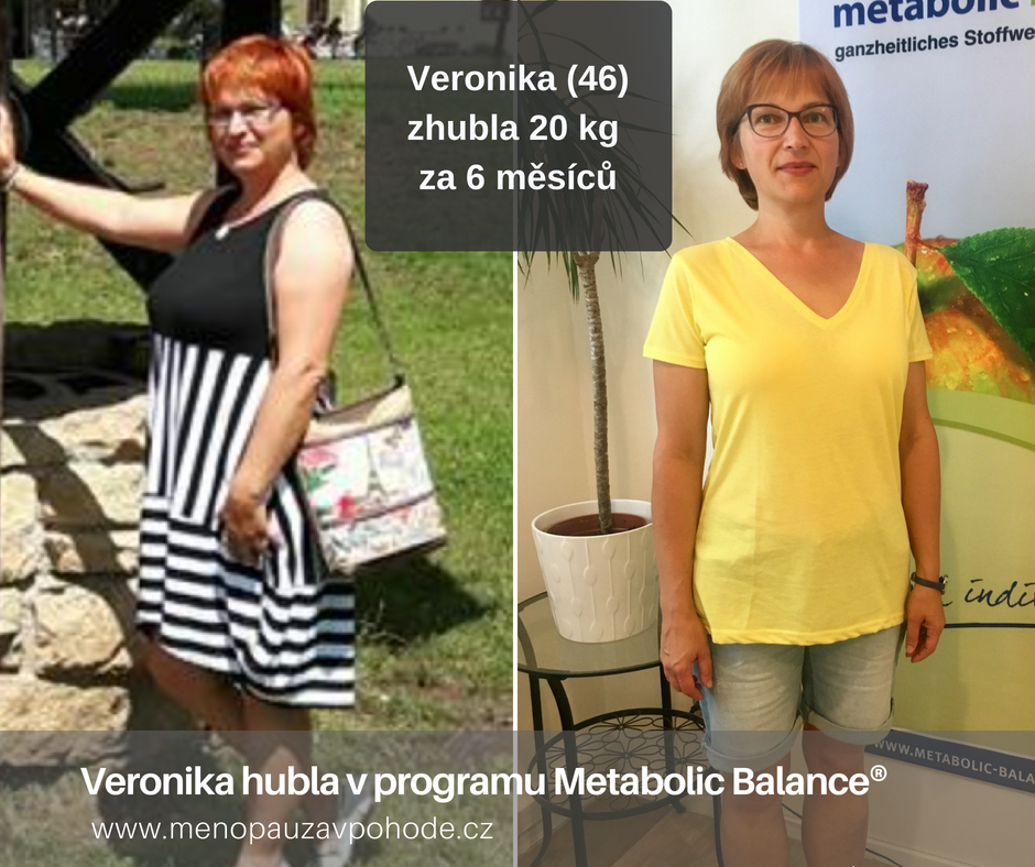 Jak zhubnout v menopauze - reference Metabolic Balance