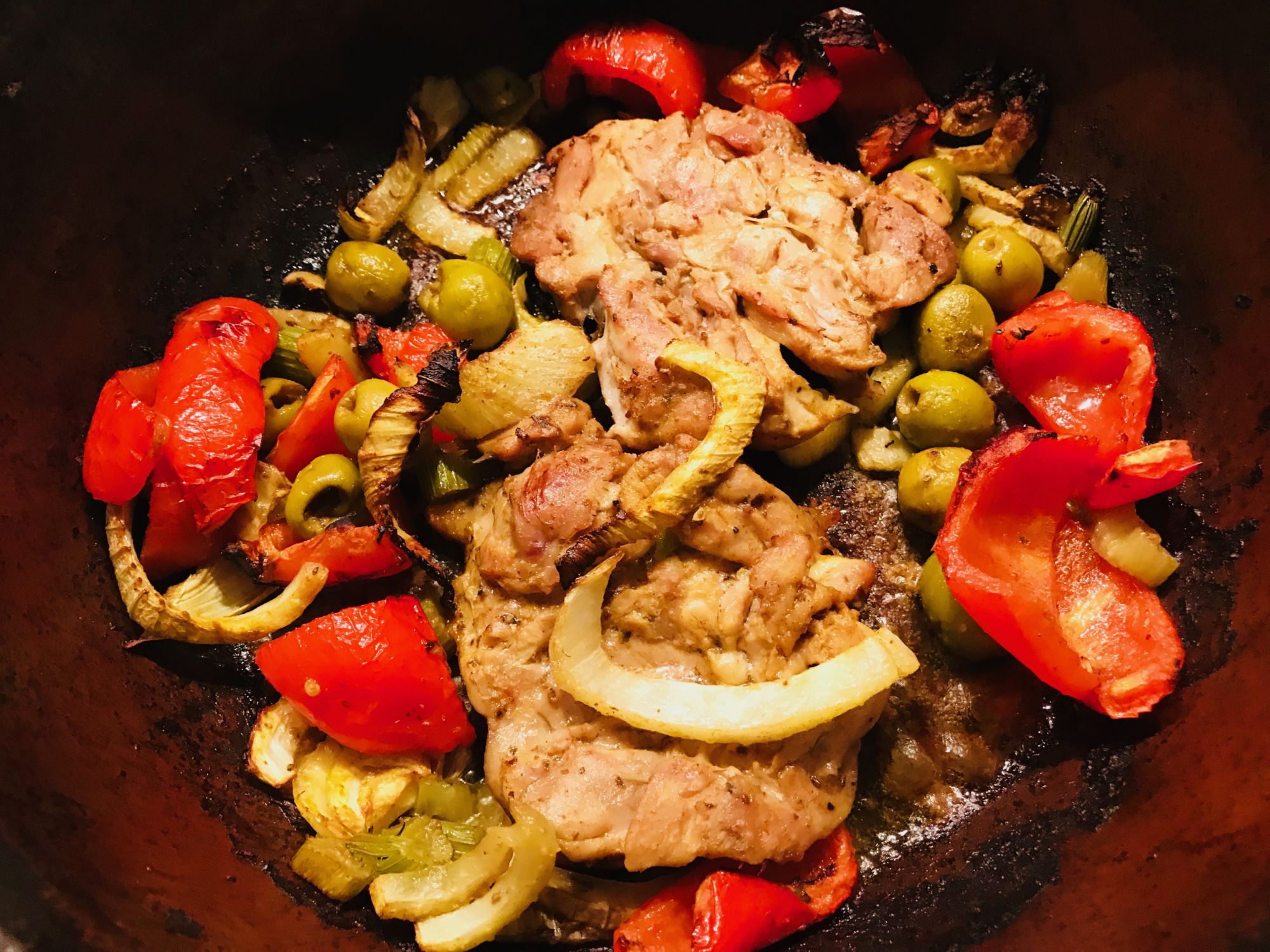 Kuře pečené se zeleninou - Jak zhubnout v menopauze