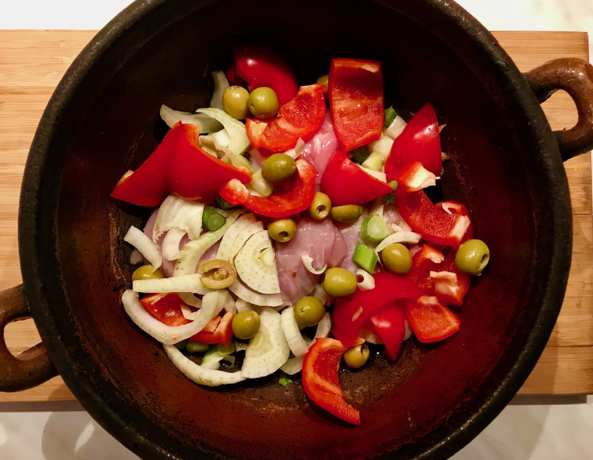 Kuře pečené se zeleninou - Jak zhubnout v menopauze - příprava