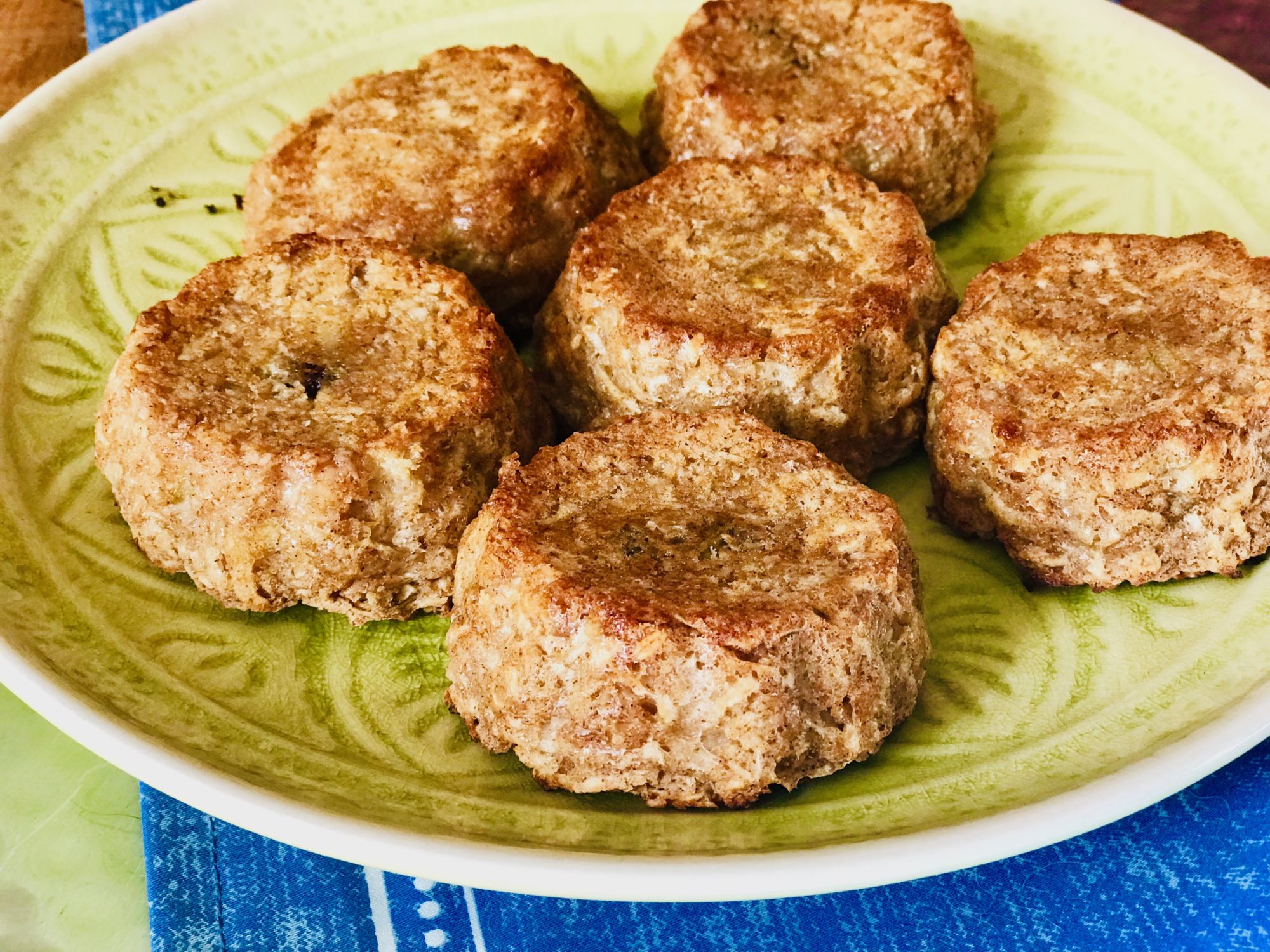 Muffiny ze sojového mléka, ovesných vloček a jablíčka